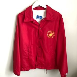 Vintage Champion Marine Corps windbreaker